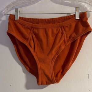 Big Bud Press Rust Orange High-Waisted Briefs